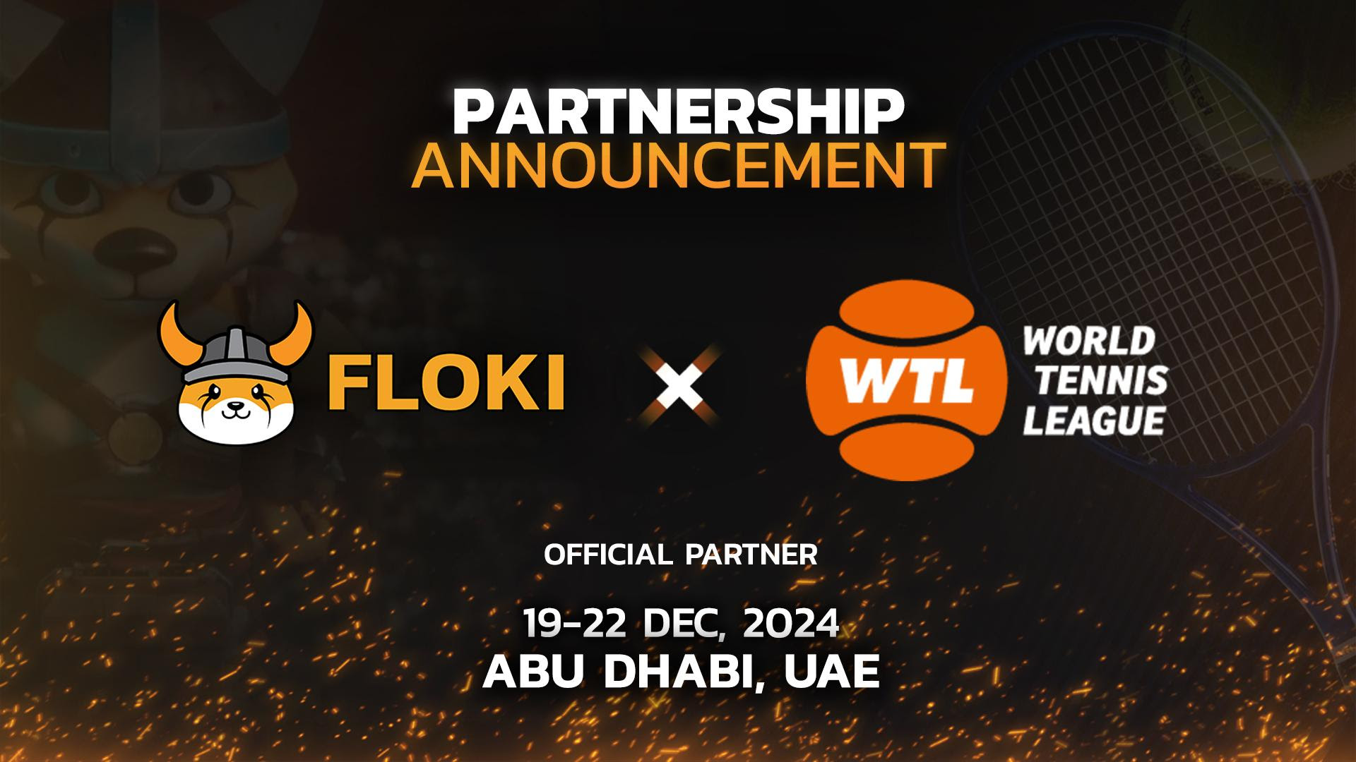 Floki Amplifies Footprint in the UAE by Sponsoring the 2024 World Tennis League